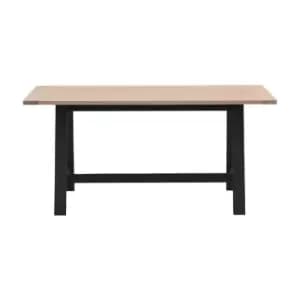 Gallery Interiors Ascot Trestle Table in Meteor