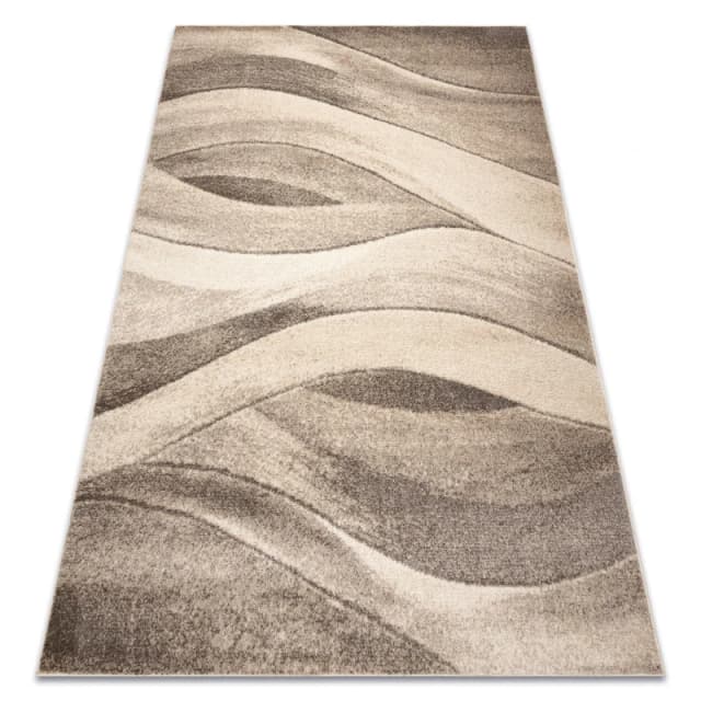 RugsX Carpet Fusion 1617 Beige / Cream - Waves, Modern, Abstract 120X170 Cm