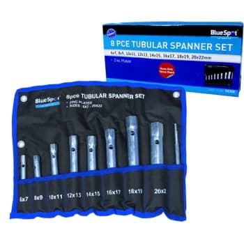 Bluespot - 04308 8 Piece Tubular Spanner Set (6-22mm)