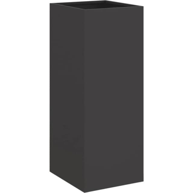 VIDAXL Planter Black 32x29x75cm Steel Vidaxl 8721012364295
