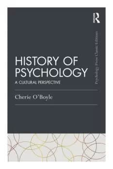 History of PsychologyA Cultural Perspective