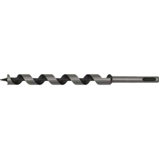 Loops 16 x 235mm SDS Plus Auger Wood Drill Bit - Fully Hardened - Smooth Drilling Multi
