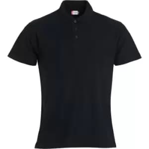 Clique Mens Basic Polo Shirt (4XL) (Black)