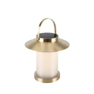Nordlux Temple To-Go 30 LED Outdoor Lantern Wall Light - Brass