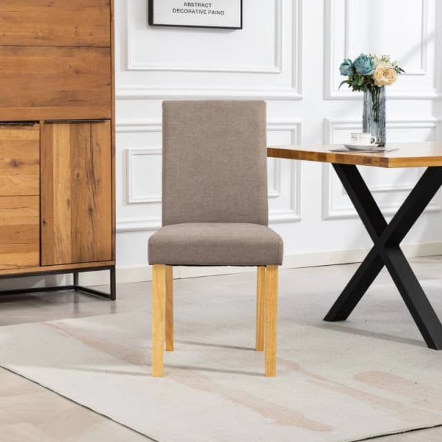 Artemis Home Almont Fabric Dining Chairs - Set of 2 in Brown Size: 2 Pack Brown Unisex 2 Pack