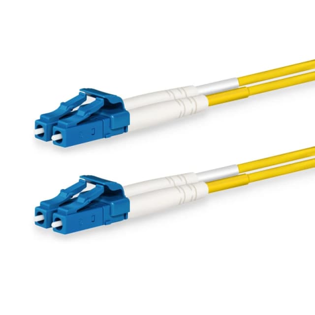 Lanview LVO231406 InfiniBand/fibre optic cable 1m 2x LC OS2 Yellow