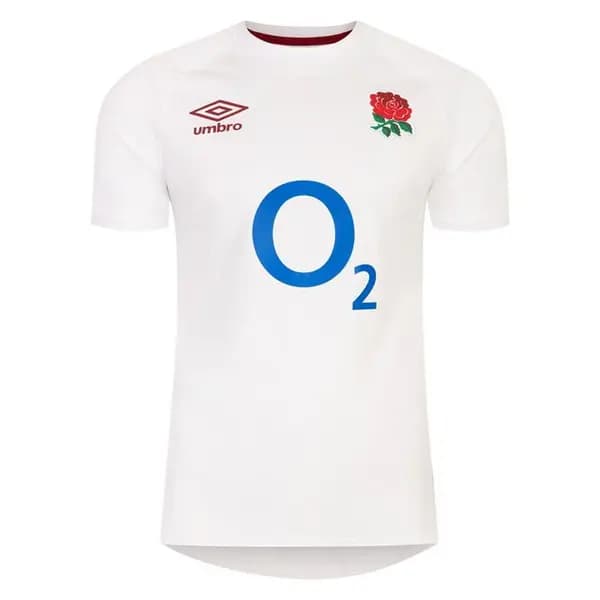 Umbro England Rugby Home Shirt 2024 Juniors - White 13 - 14 Years