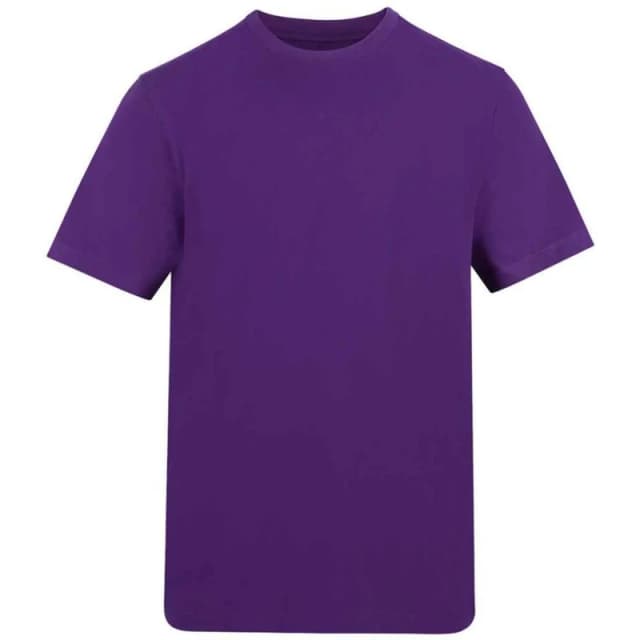 AWDis AWDis Men 180 T-Shirt in Purple Size: Small Purple S Male 5063703683982
