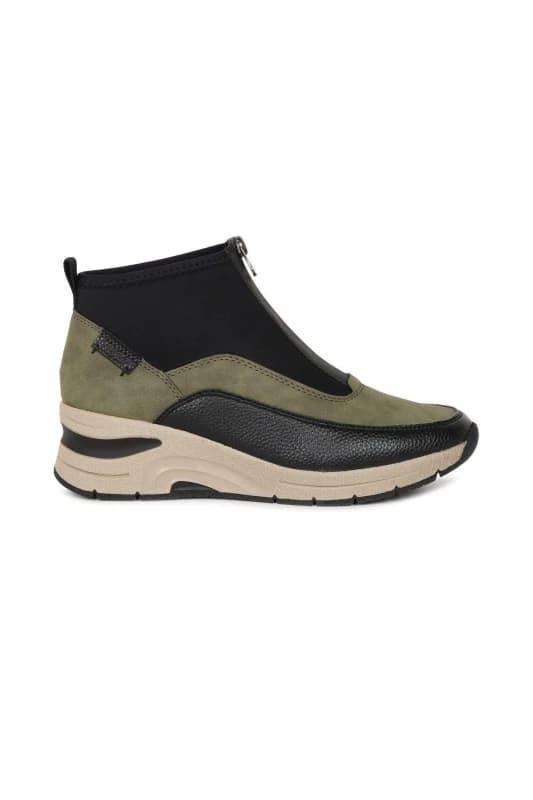 Rieker 'Athens' Ankle Boots Khaki