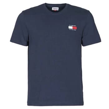 Tommy Jeans TJM TOMMY BADGE TEE mens T shirt in Blue - Sizes S,M,L,XL,XS