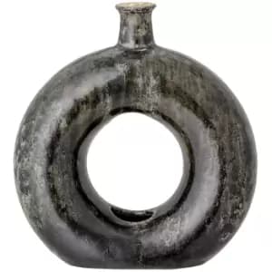 Bloomingville Round Deco Vase - Dark Green