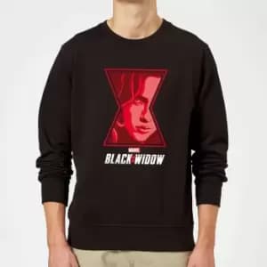 Black Widow Close Up Sweatshirt - Black - L - Black