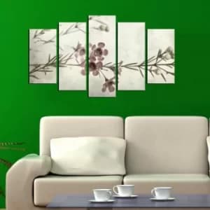 5MF-52 Multicolor Decorative MDF Painting (5 Pieces)
