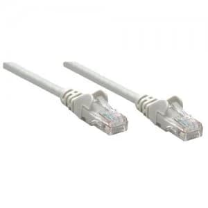 Intellinet Network Patch Cable Cat6 10m Grey CCA U/UTP PVC RJ45 Gold Plated Contacts Snagless Booted Polybag