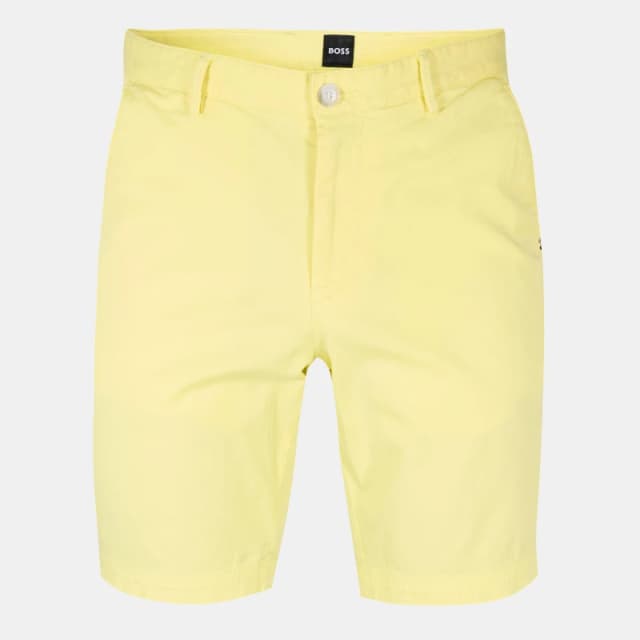 Boss Mens Slice Chino Shorts Bright Yellow male 30W R