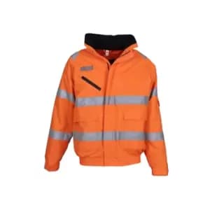 Yoko Fontaine Flight Jacket (L) (Orange)
