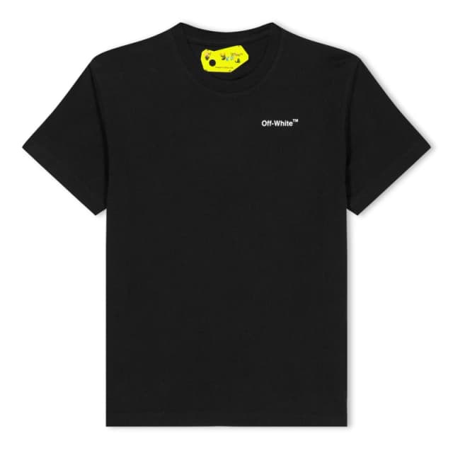 Off White Kids Arrow Short-Sleeve T-Shirt with Rear Logo Design Black/Multicolo male 8Y