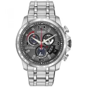 Mens Citizen Chrono Time A-T Alarm Chronograph Radio Controlled Watch