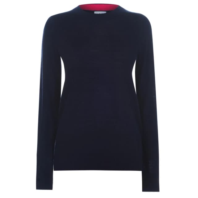 Linea Merino Crew Neck Jumper - Blue Blue 12