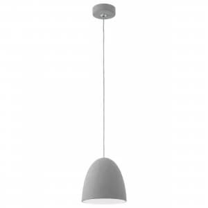 EGLO ES/E27 Razoni White Satin Glass Pendant Light 60W - 92521