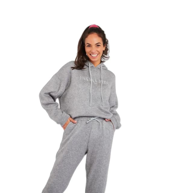 banana moon Womens Hoodie Banana Moon Bradley Creamy Gris Female M