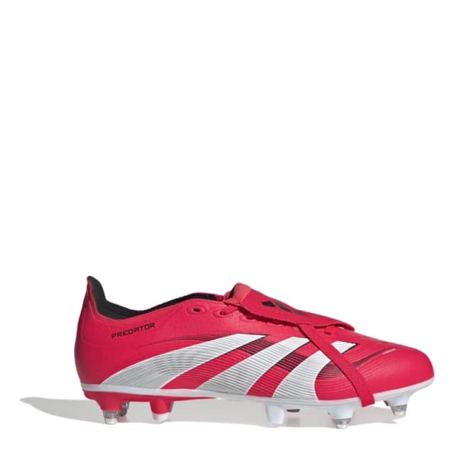 adidas Predator League Fold-Over Tongue Soft Ground Football Boots Red 6