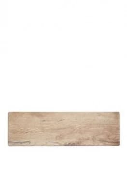 Kitchencraft We Love Summer Melamine Wood-Effect Rectangular Serving Platter