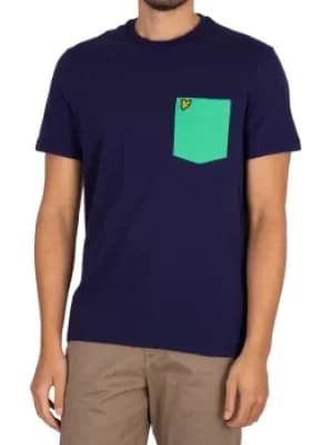 Organic Cotton Contrast Pocket T-Shirt