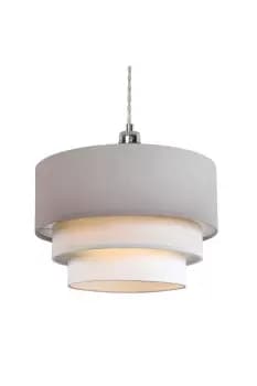 Lighting and Interiors Group The Lighting and Interiors Steel 3 Tier Pendant Shade