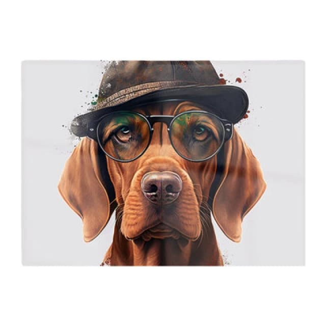 Warren Reed Designer Hungarian Vizsla Dog Splashart Chopping Board