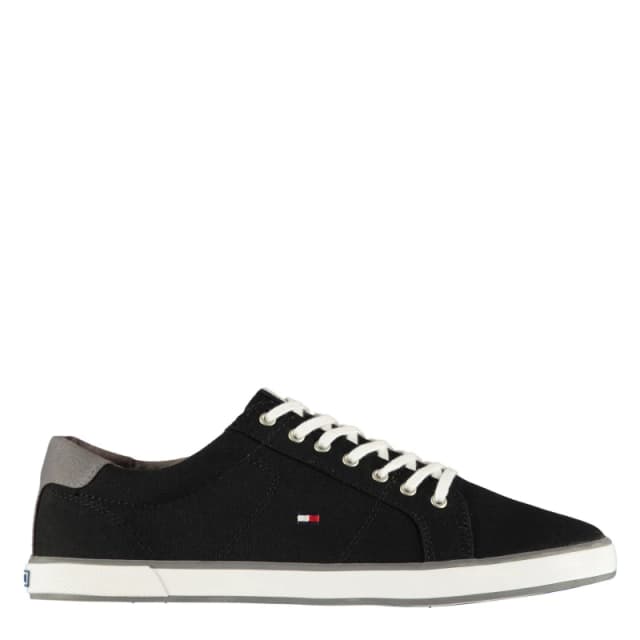 Tommy Hilfiger 1D Canvas Trainers - Black 6