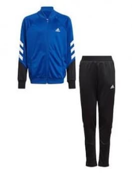 Adidas Boys Junior Xfg Tracksuit - Blue