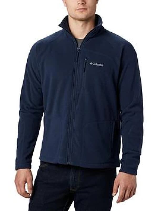 Columbia Fast Trek Fleece Jacket with Zip Fastening and High Neck Navy Blue Men S;M;L;XL;XXL
