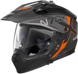 Nolan N70-2 X Bungee N-Com Helmet, black-orange, Size 3XL, black-orange, Size 3XL