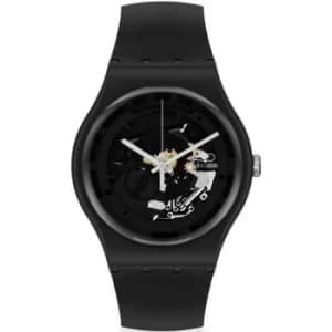 Unisex Swatch Spot Time Black Bioceramic Watch