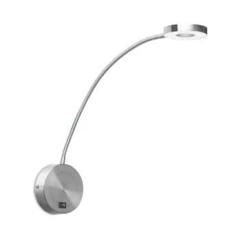 Forlight Llit - LED Wall Reading Lights Satin Nickel 3.3W 4000K 133lm