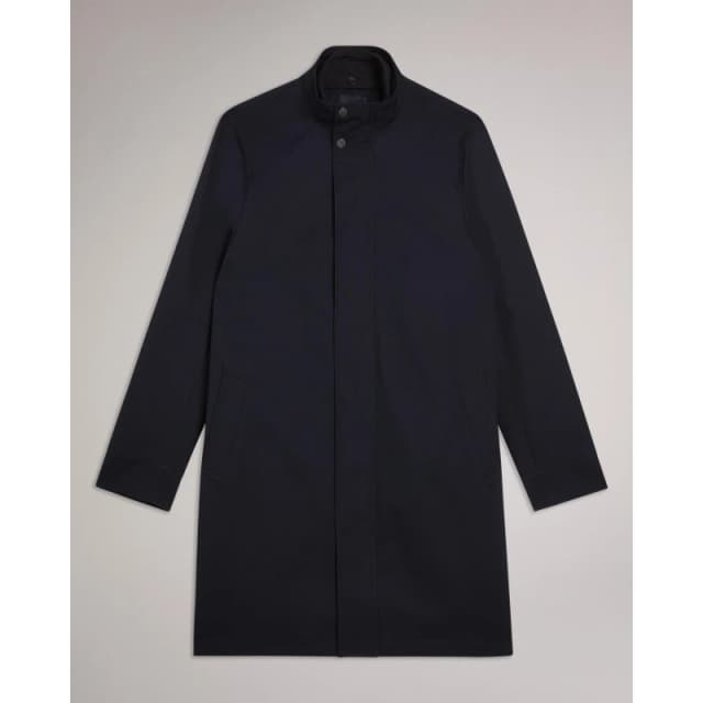 Ted Baker Mens FunnelCoat Overcoat Navy male 2XL (6)