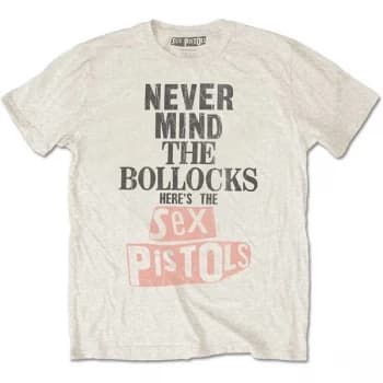 Sex Pistols - The - Bollocks Distressed Unisex Large T-Shirt - Neutral