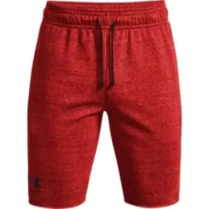 Under Armour Rival Terry Shorts Mens - Orange