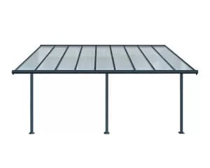 Palram Palram Sierra Patio Cover 3X5.46 Grey Clear