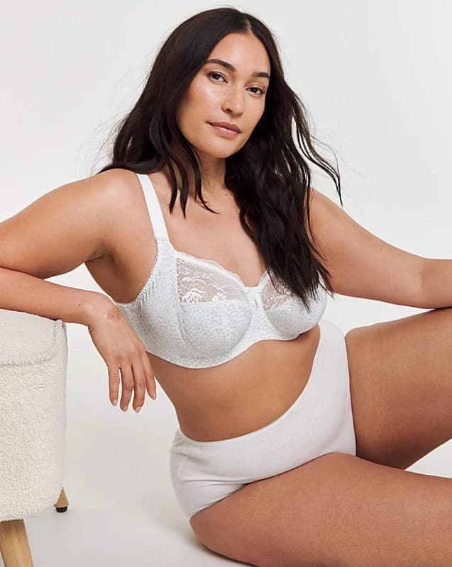 Elomi Elomi Morgan Full Cup Wired Bra White White - Elomi - Size: 34J White Female 34J GK21137