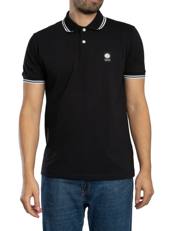 Pretty Green Rayner Polo Shirt Black XL