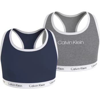 Calvin Klein 2pk OC Bra Junior - Navy/Grey 0ST