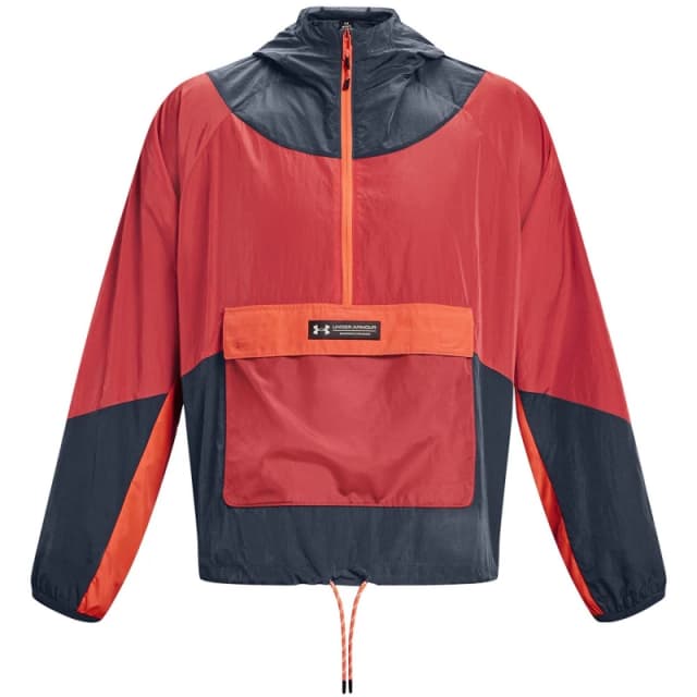 Under Armour Armour Ua Rush Woven half Zip Anorak Tracksuit Top Mens - Grey Grey XS