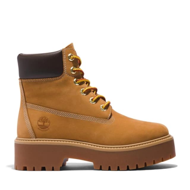 Timberland Womens Platform Chukka Boots Wheat female 4 (37)