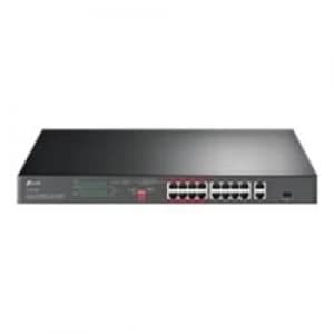 TP LINK JetStream TL-SL1218P - V1 Switch - 16 ports - Unmanaged - Rack Mountable