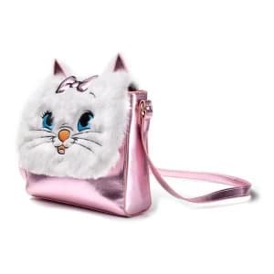 Disney - Marie Womens Shaped Shoulder Bag - Pink/White