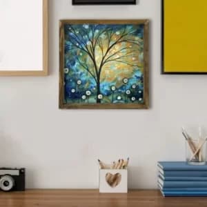 MZM543 Multicolor Decorative Framed MDF Painting