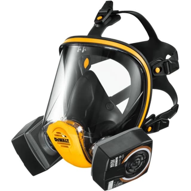 DEWALT Respiration A2P3 Full Face Mask Respirator Size: M