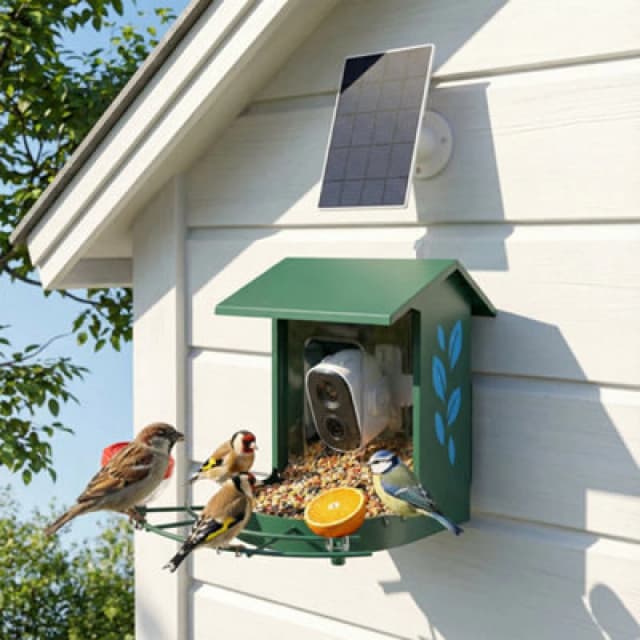 Pawhut Smart Bird Feeder Camera With Ai Identifies 16,000+ Bird Species